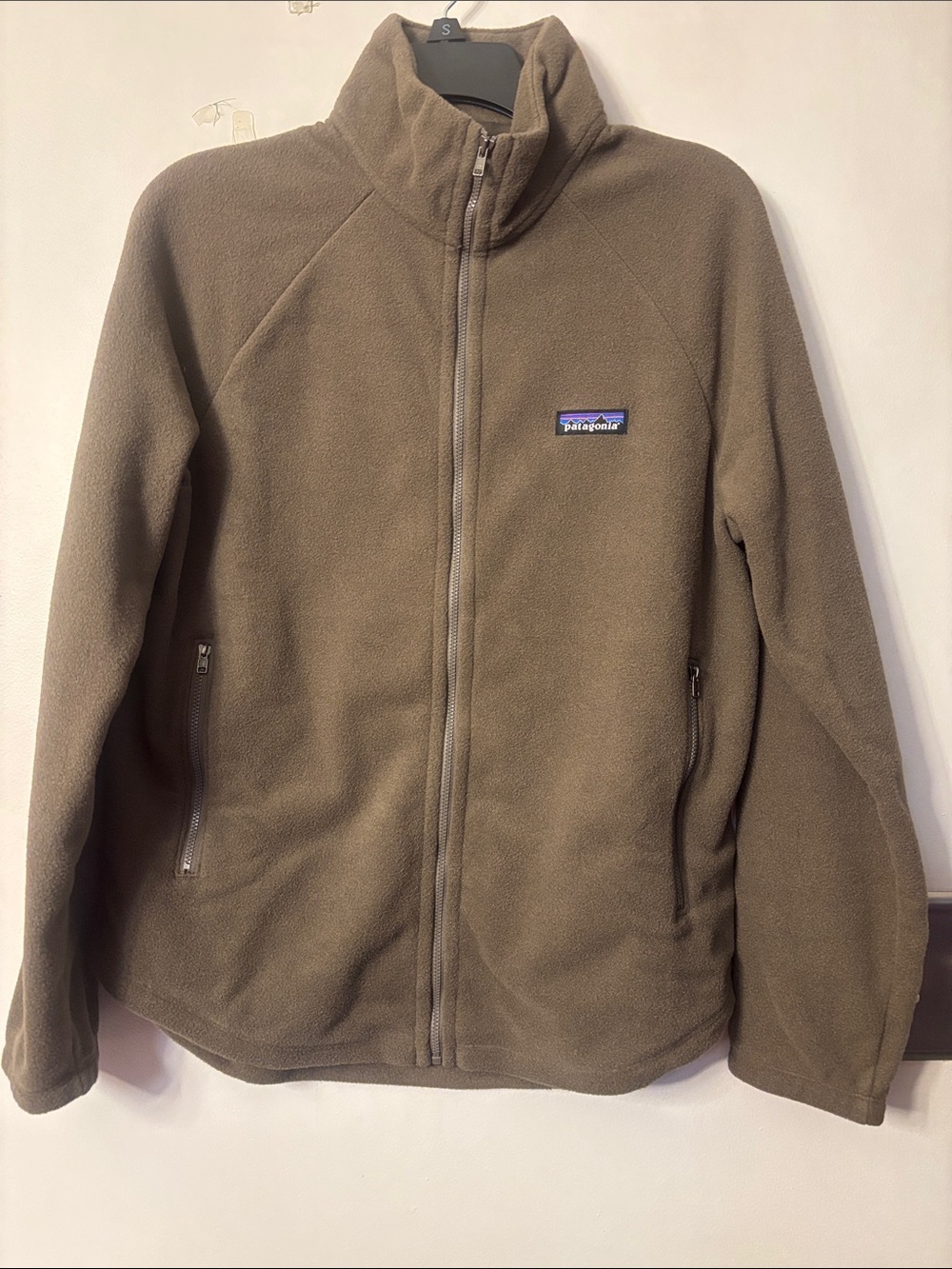 Patagonia Brown Lightweight Full‑Zip Fleece Jacket